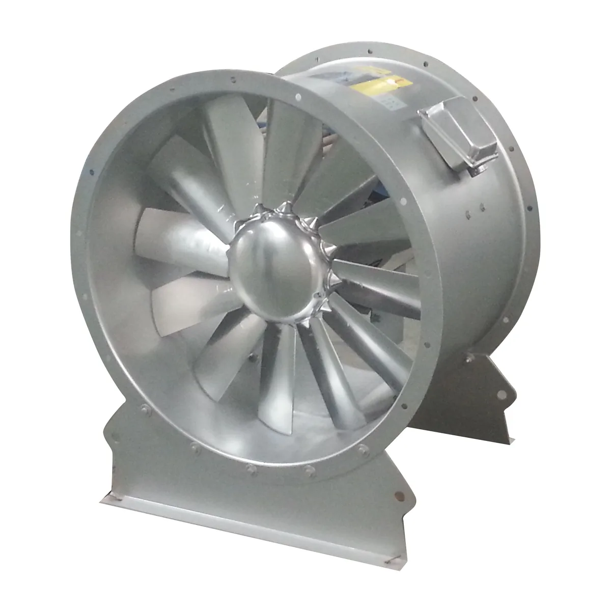 Centrifugal fan with volute casing